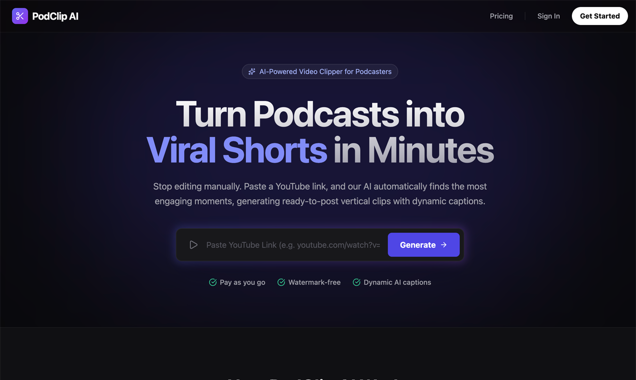 PodClip AI gallery image