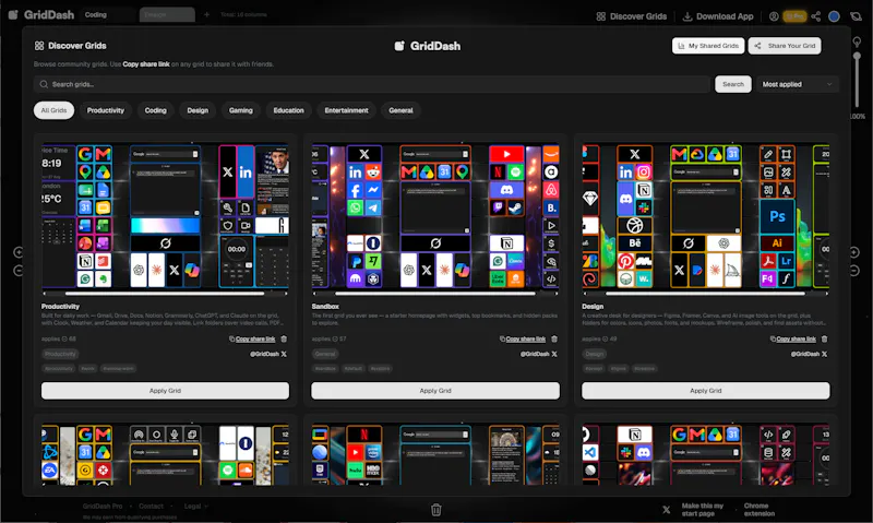 GridDash screenshot 6