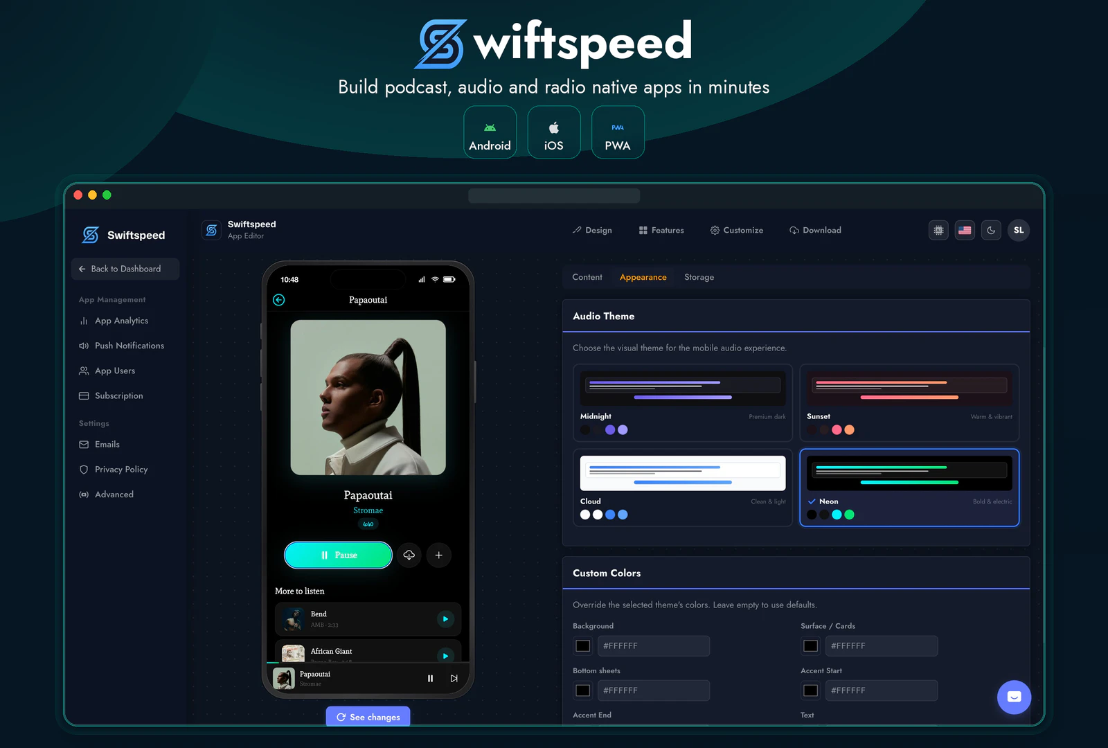 Swiftspeed screenshot 1