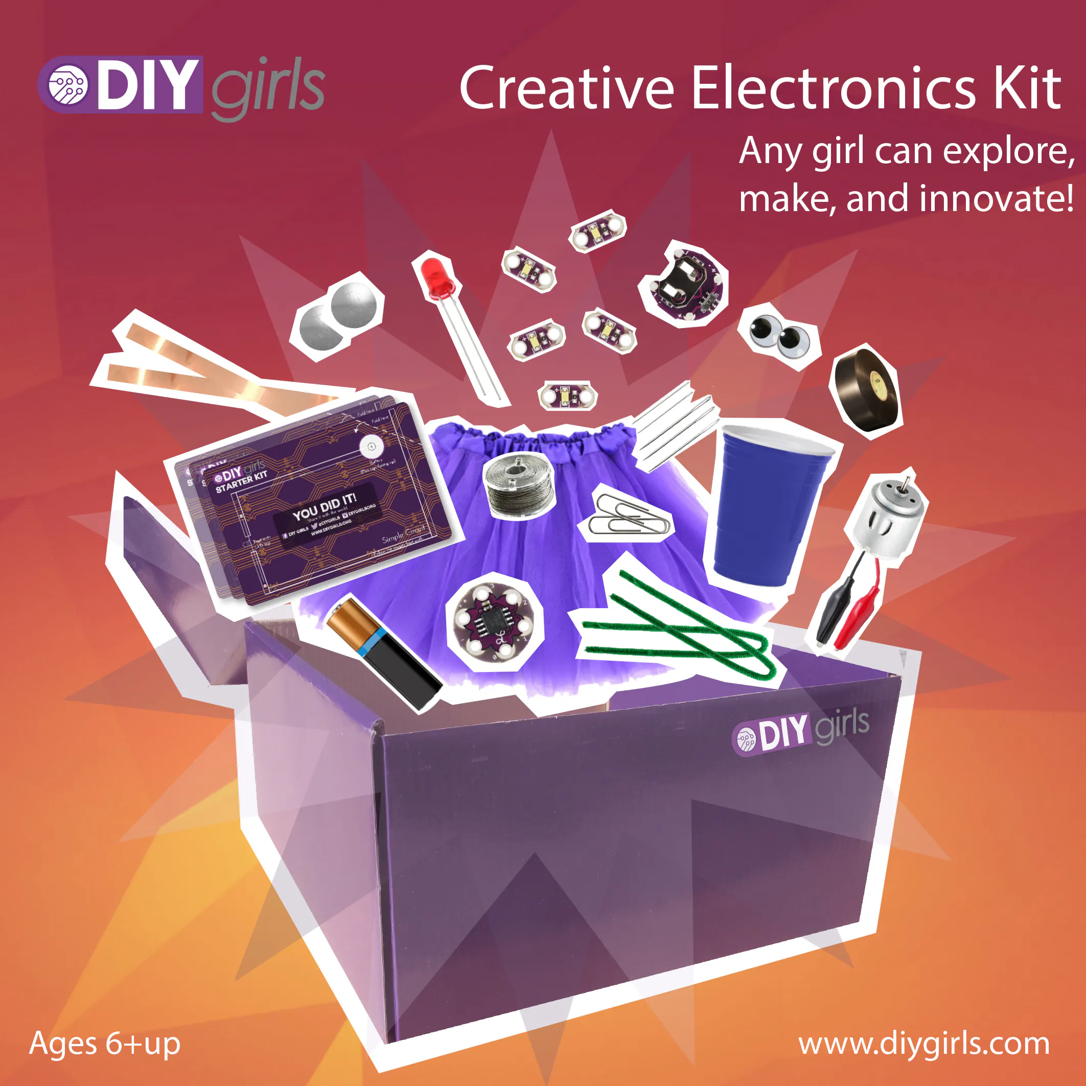 DIY Girls Creative Electronics Kit