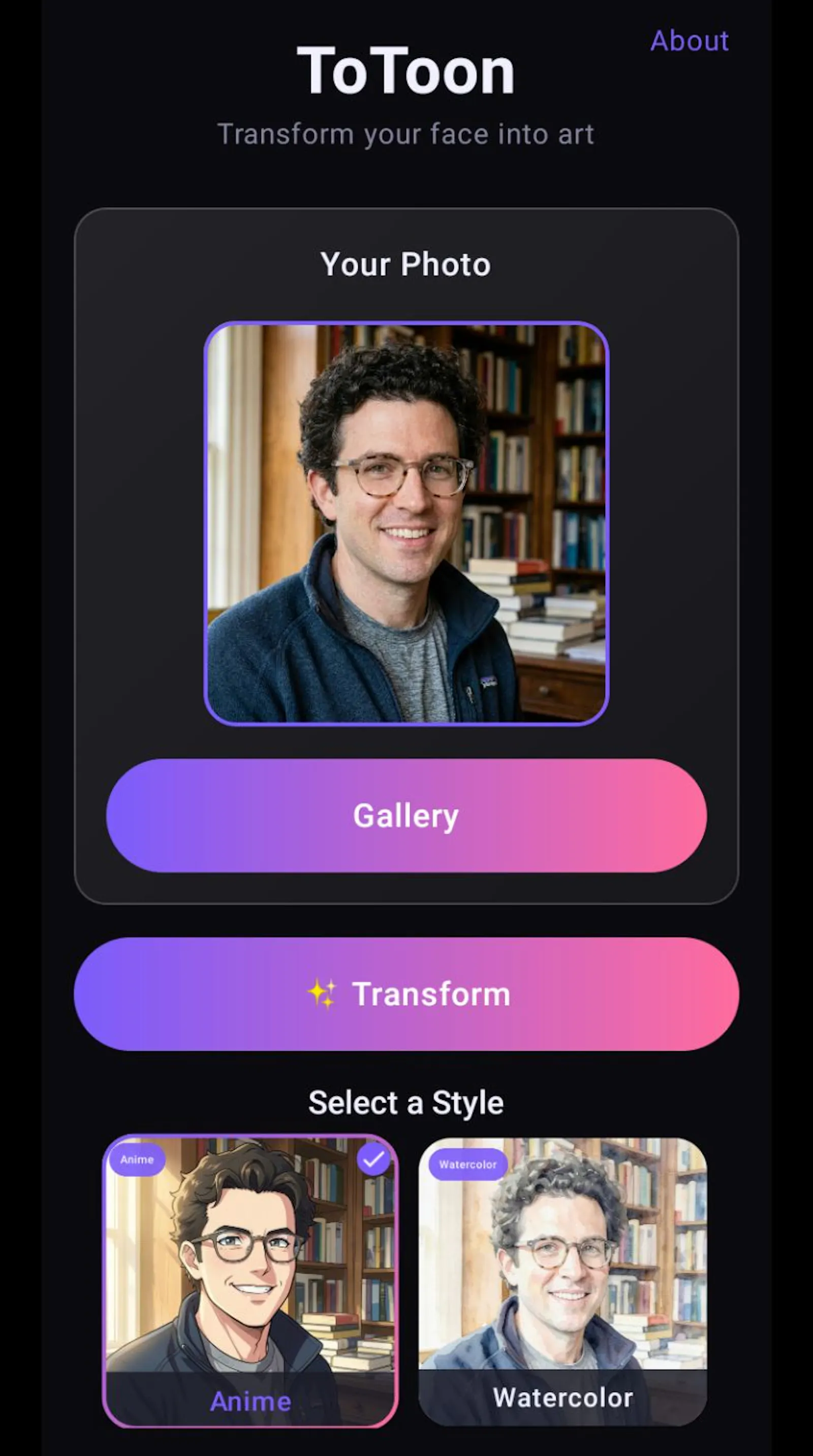 ToToon - Transform Face to Art screenshot 4