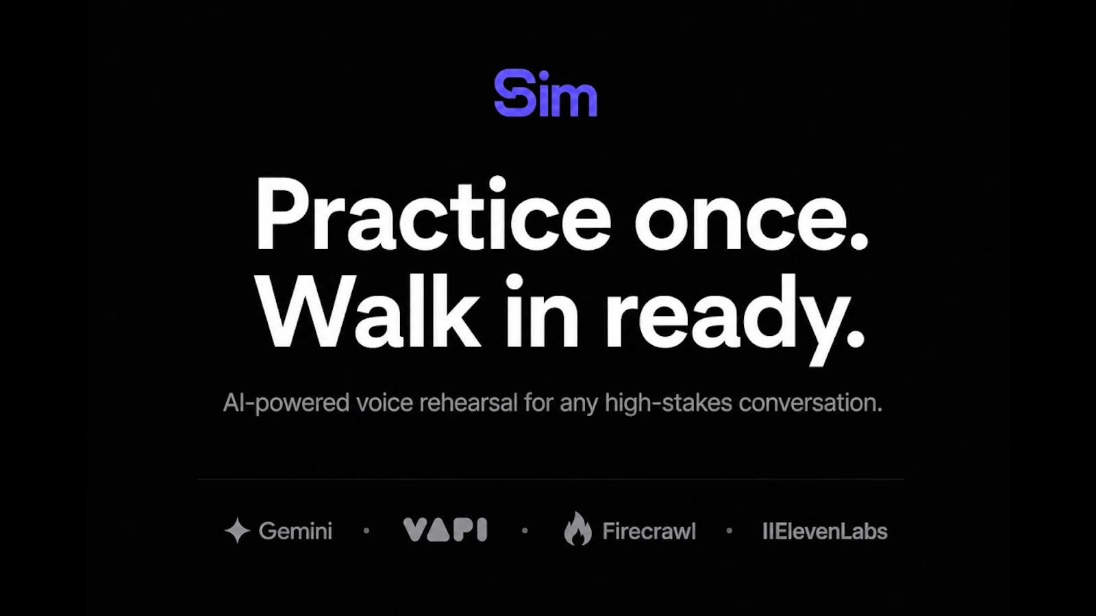 Sim screenshot 1 (video preview)