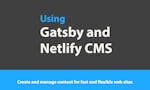 Using Gatsby and Netlify CMS image
