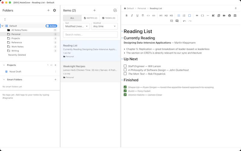 NoteCove screenshot 3