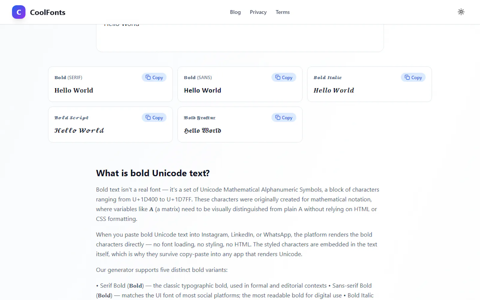 CoolFonts screenshot 4