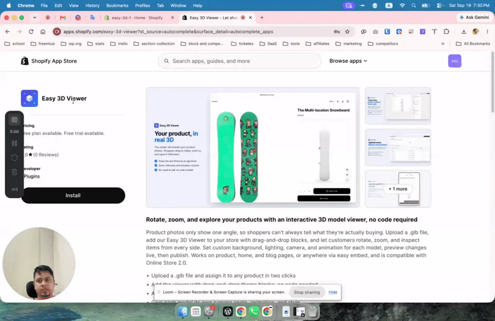 Easy 3D Viewer screenshot 1 (video preview)