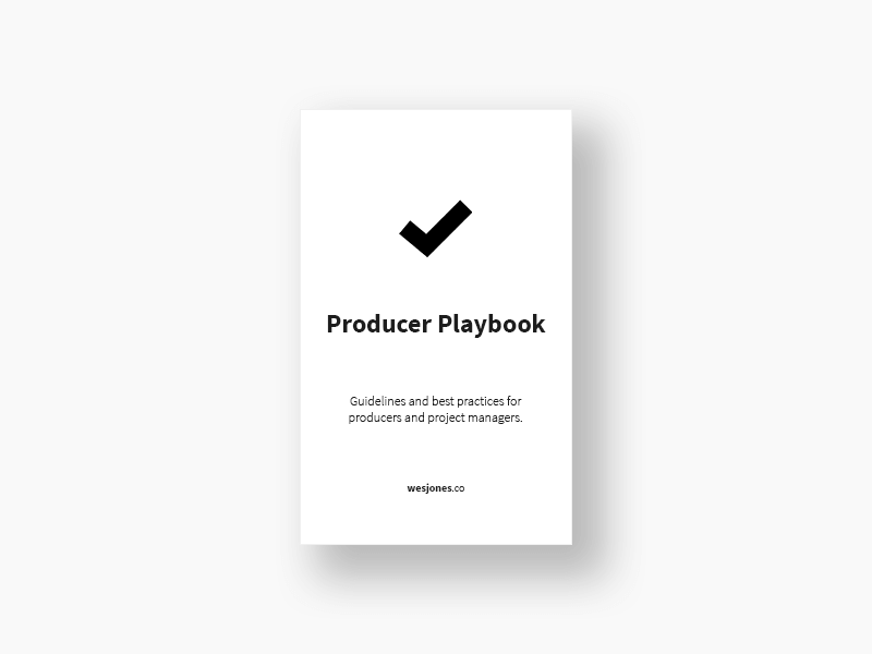 The Producer Playbook