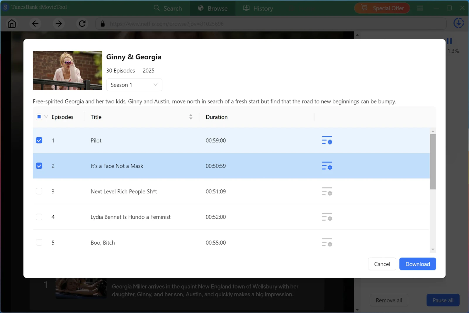 iMovieTool Netflix Video Downloader screenshot 7