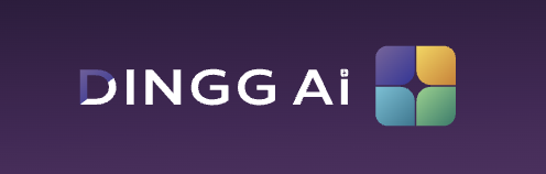 DINGG.ai - Product Hunt launch logo and brand identity