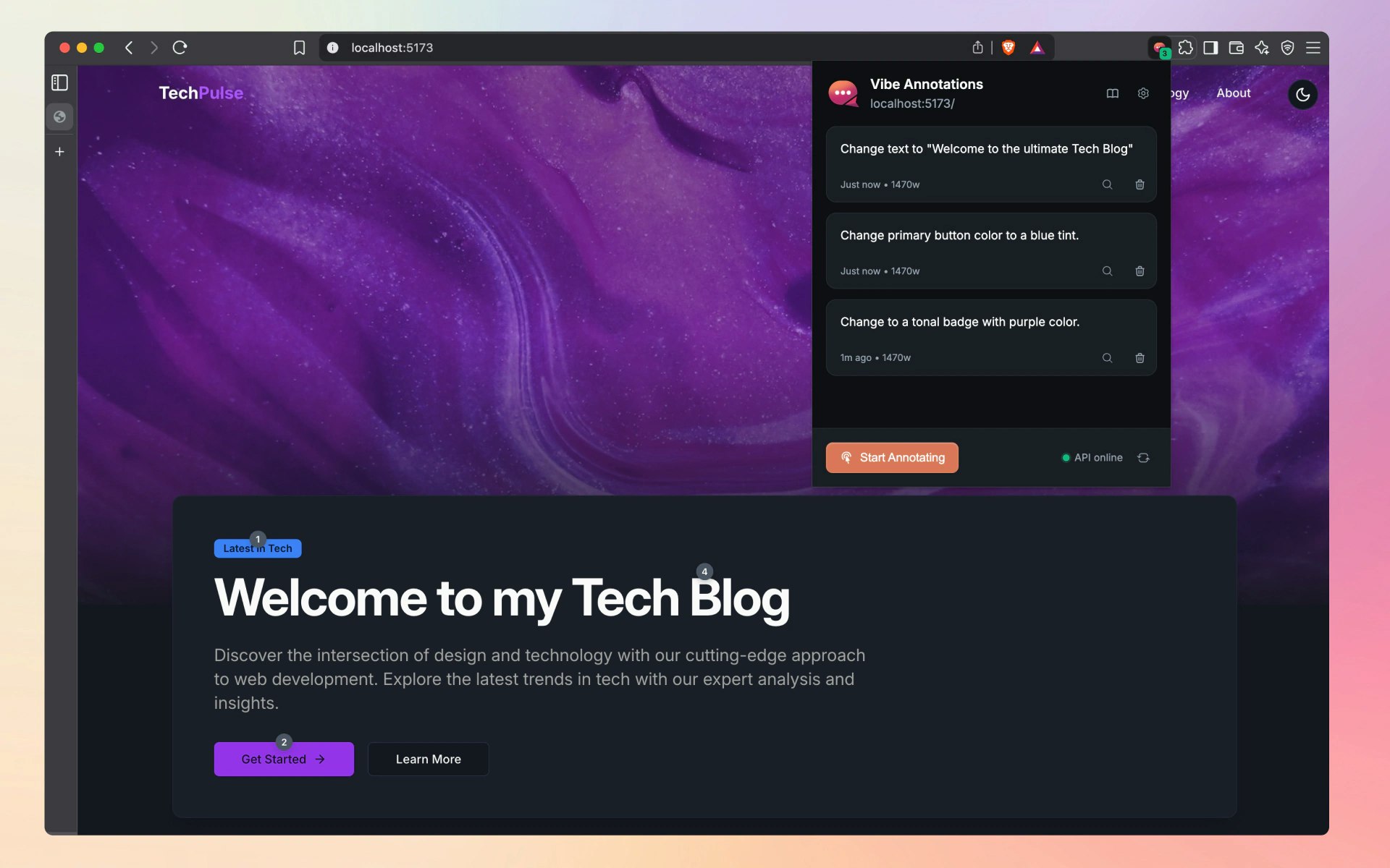 Stimmung Anmerkungen - 10x Ihre Vibe-Coding-Workflow schreiben visuelle Annotationen Medien 5