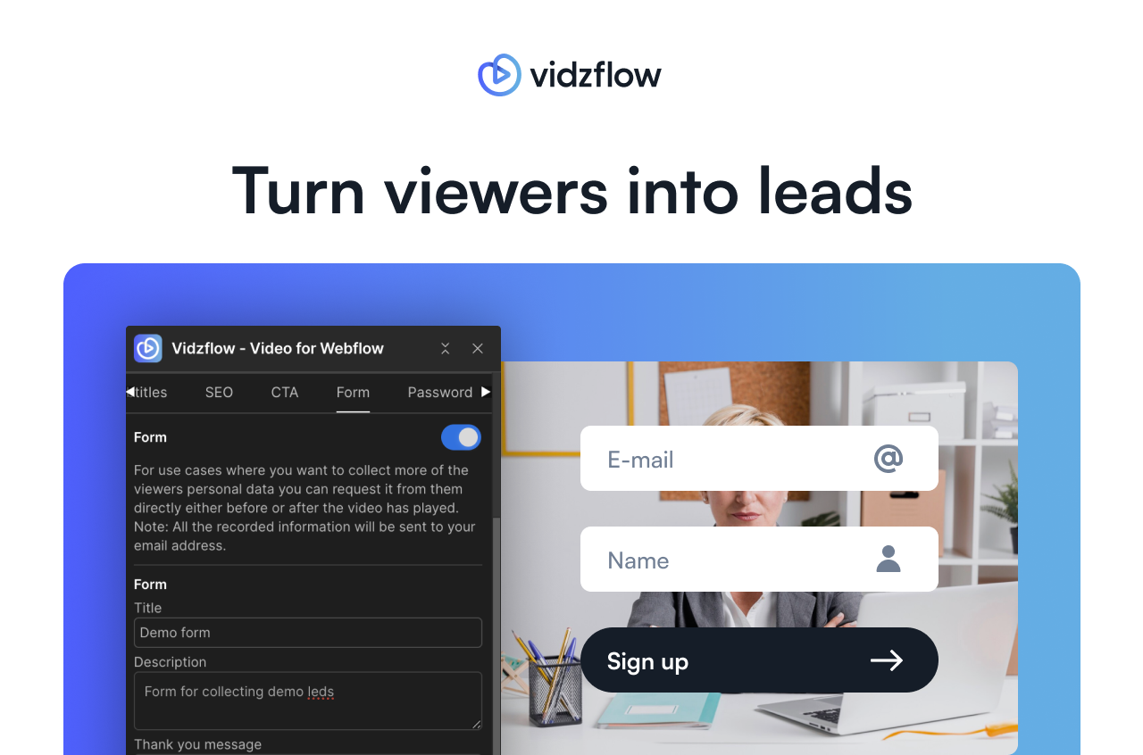 Vidzflow 2.0 - The complete video platform for Webflow Medien 4