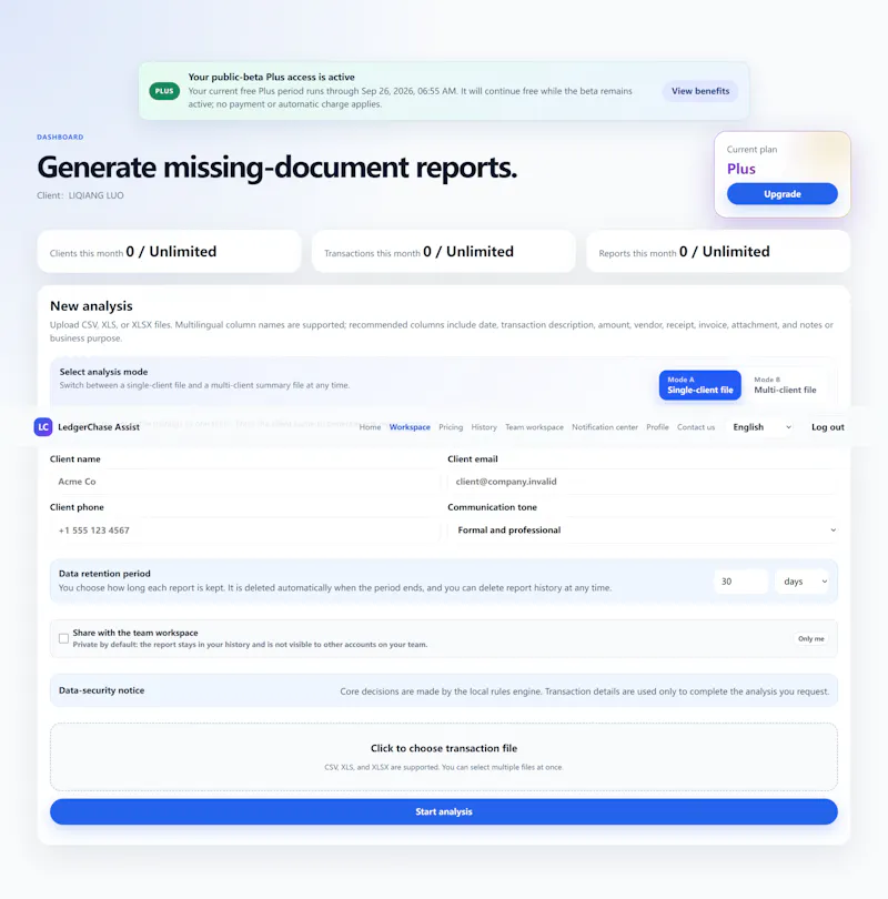 LedgerChase Assist screenshot 2