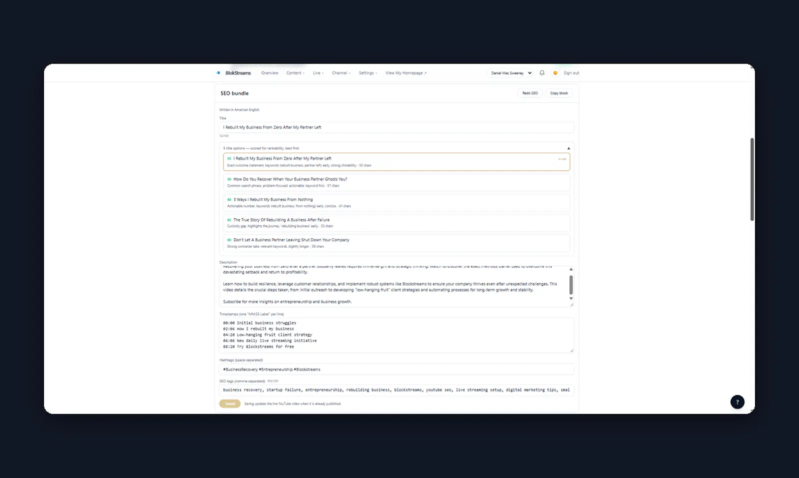 BlokStreams screenshot 4