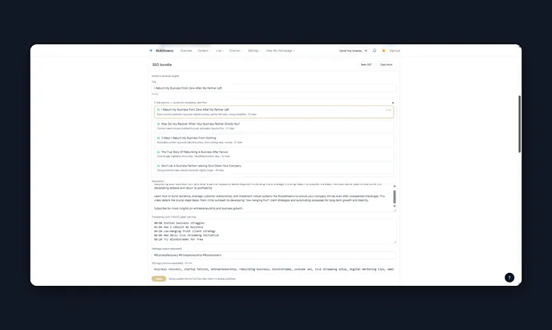 BlokStreams screenshot 4