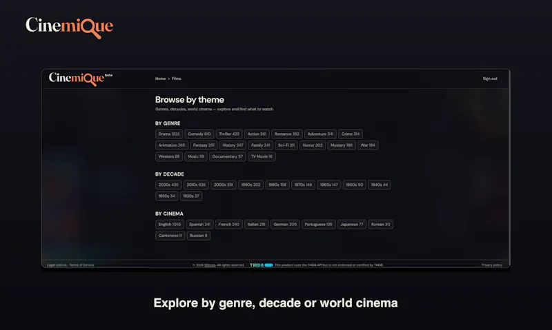 Cinemique screenshot 5