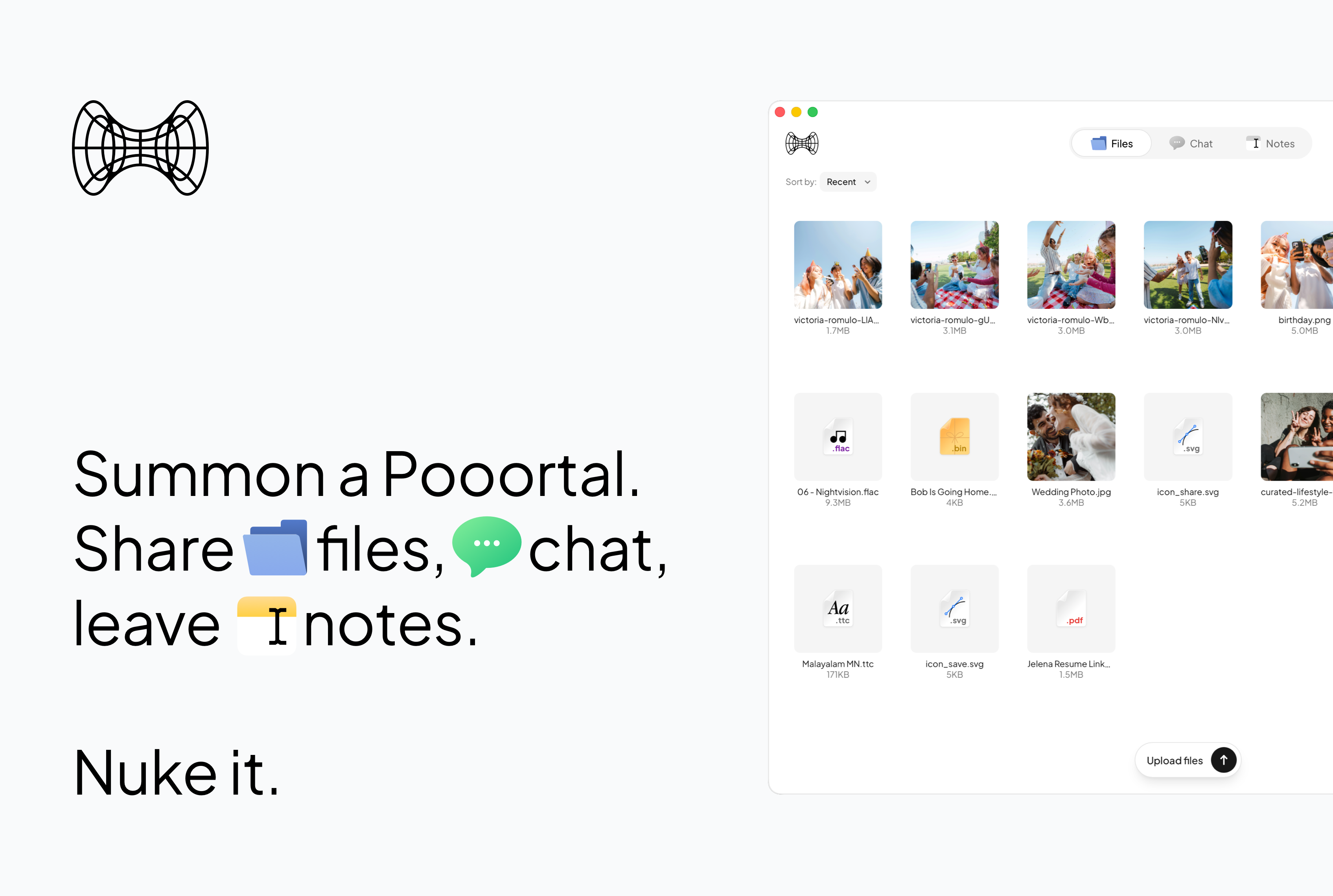 Pooortal - Main product screenshot demonstrating key features and user interface