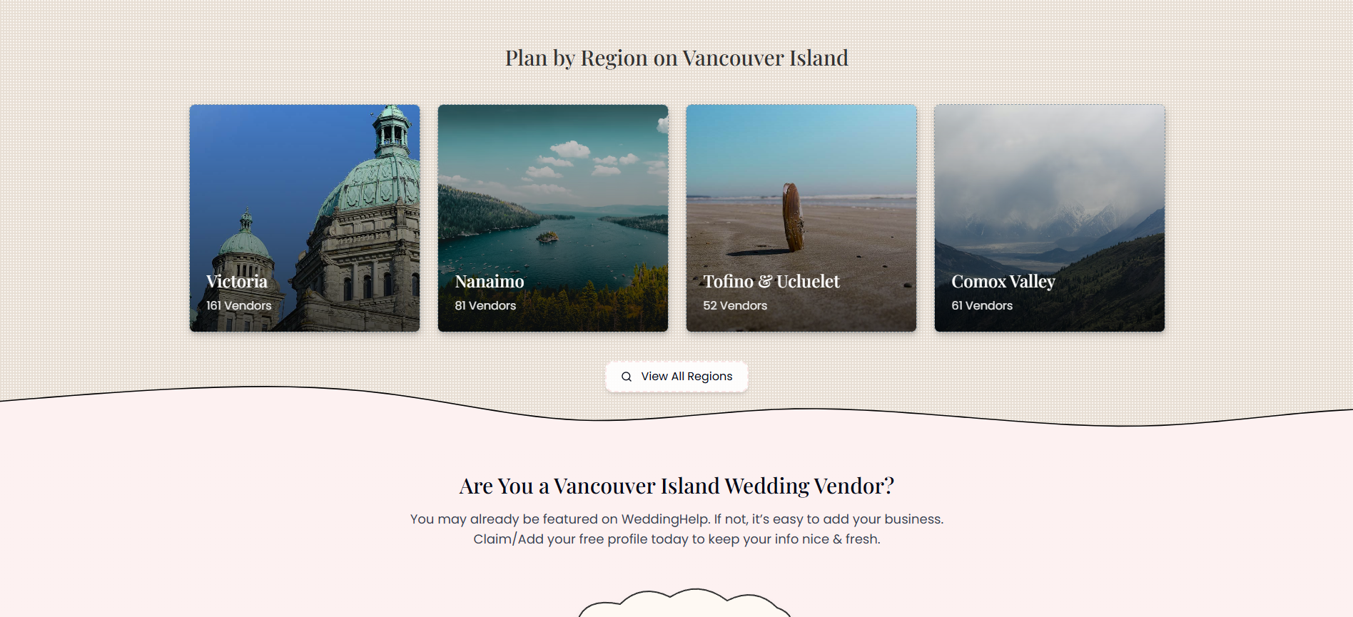 WeddingHelp.ca - Main product screenshot demonstrating key features and user interface