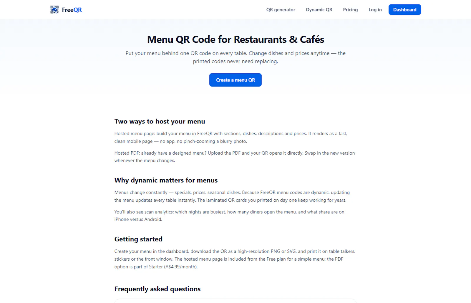 FreeQR screenshot 3