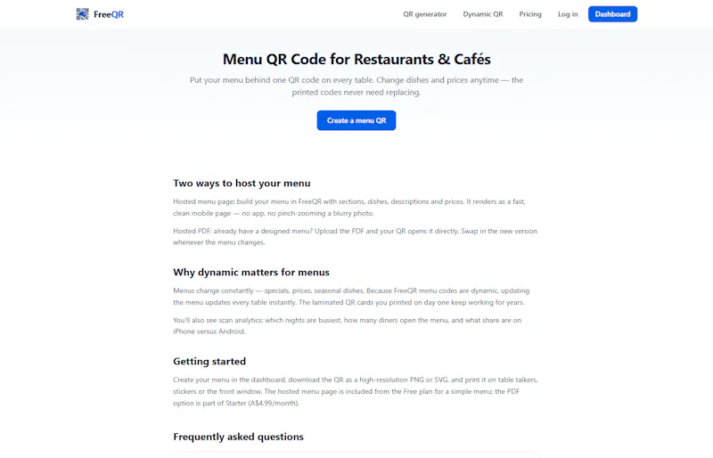 FreeQR screenshot 3