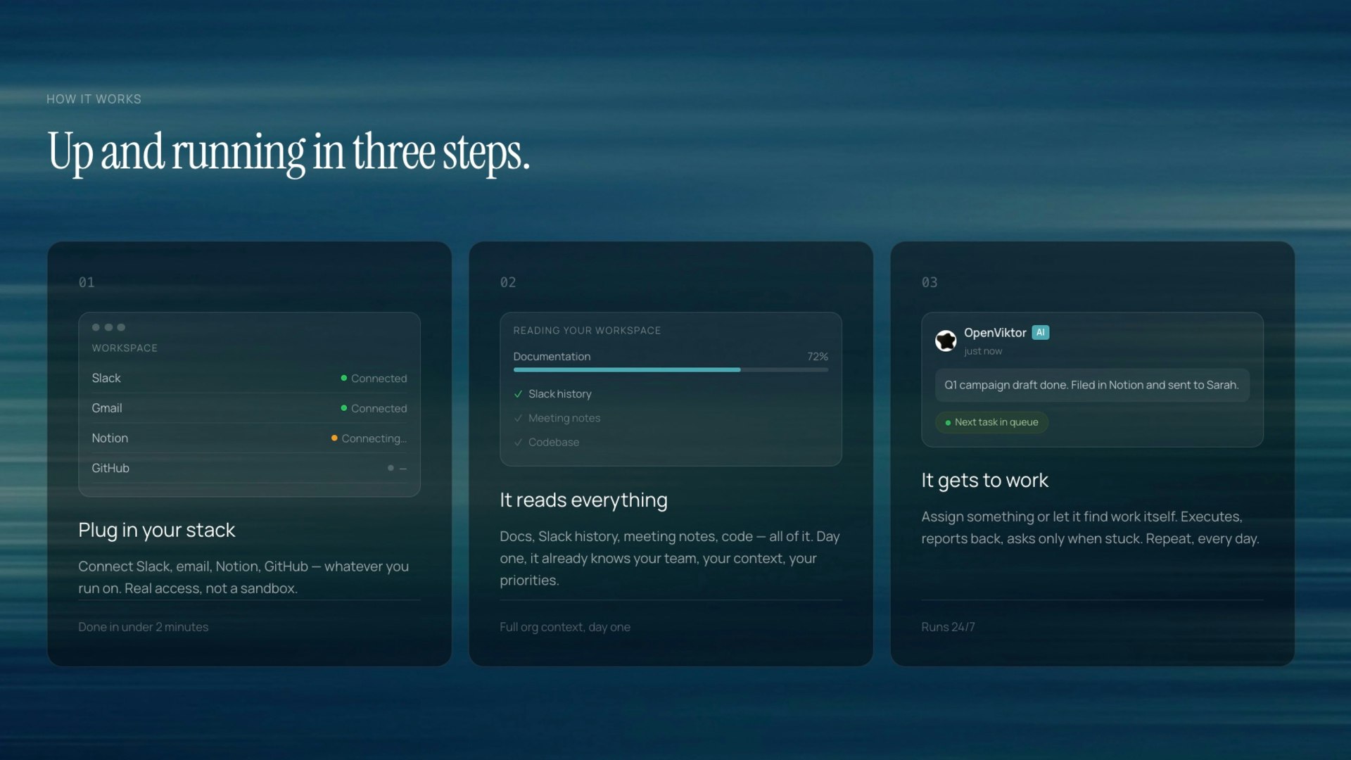 openviktor.com - Main product screenshot demonstrating key features and user interface
