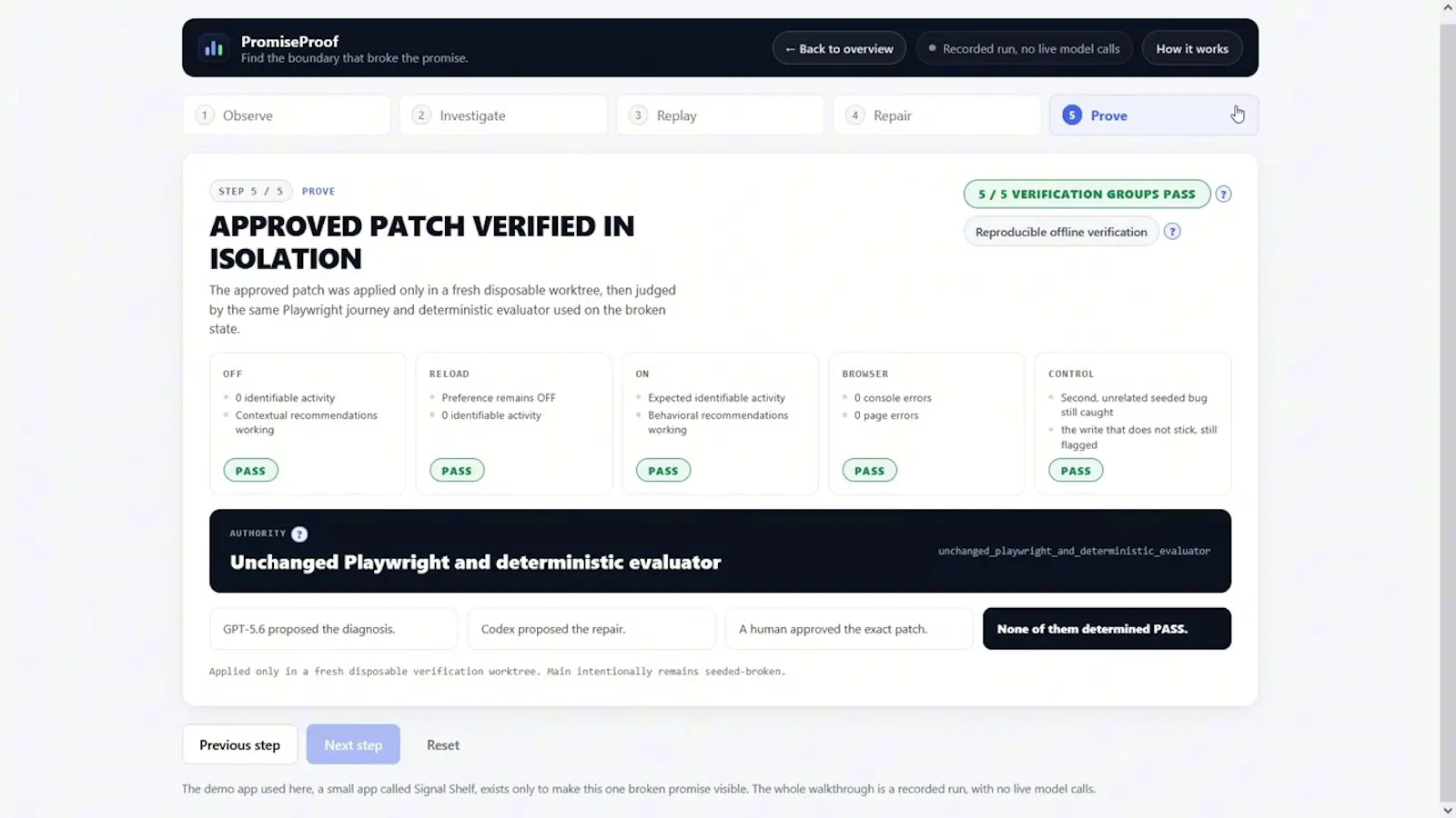 PromiseProof screenshot 1 (video preview)
