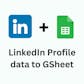 LinkedIn2Sheet