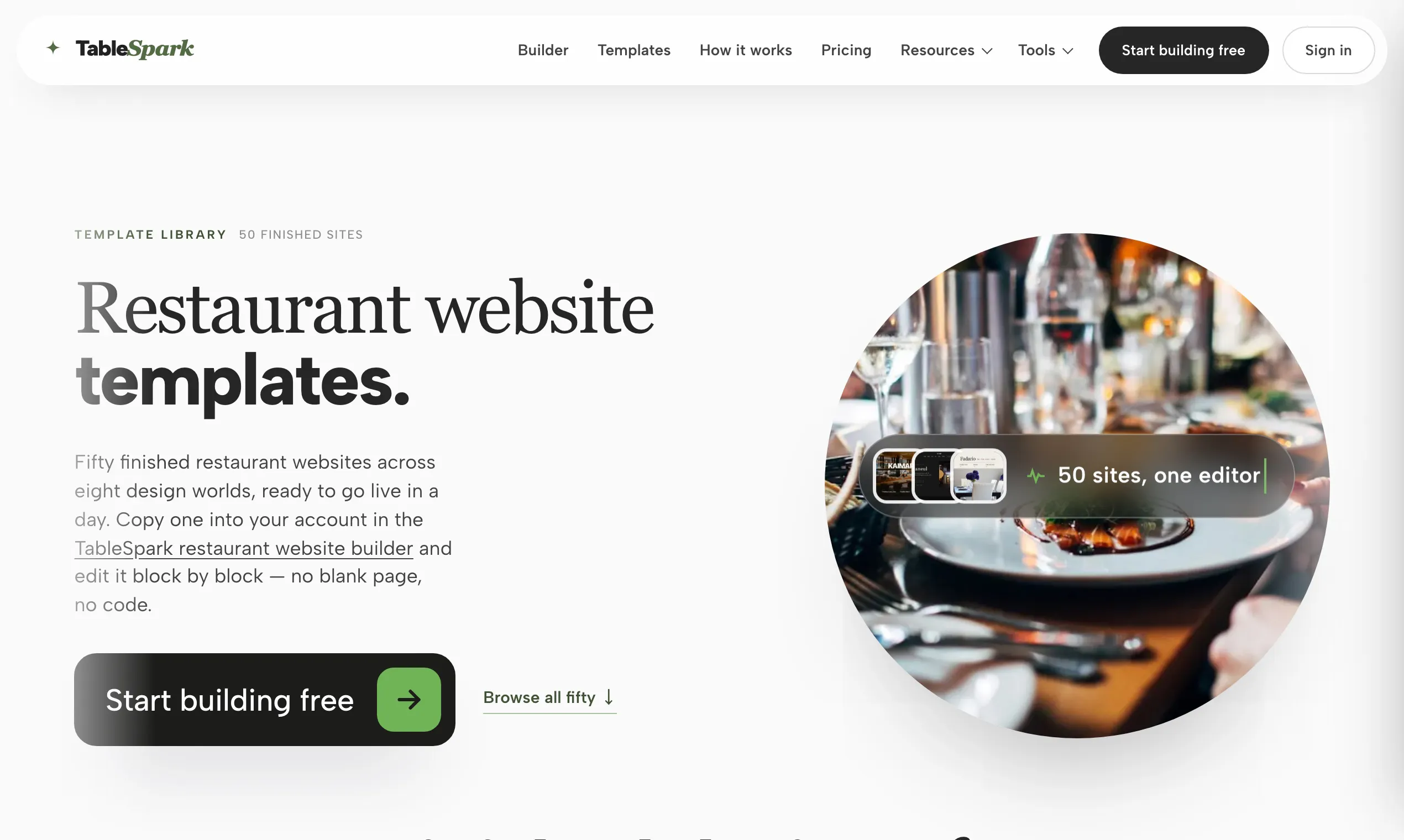 TableSpark gallery image