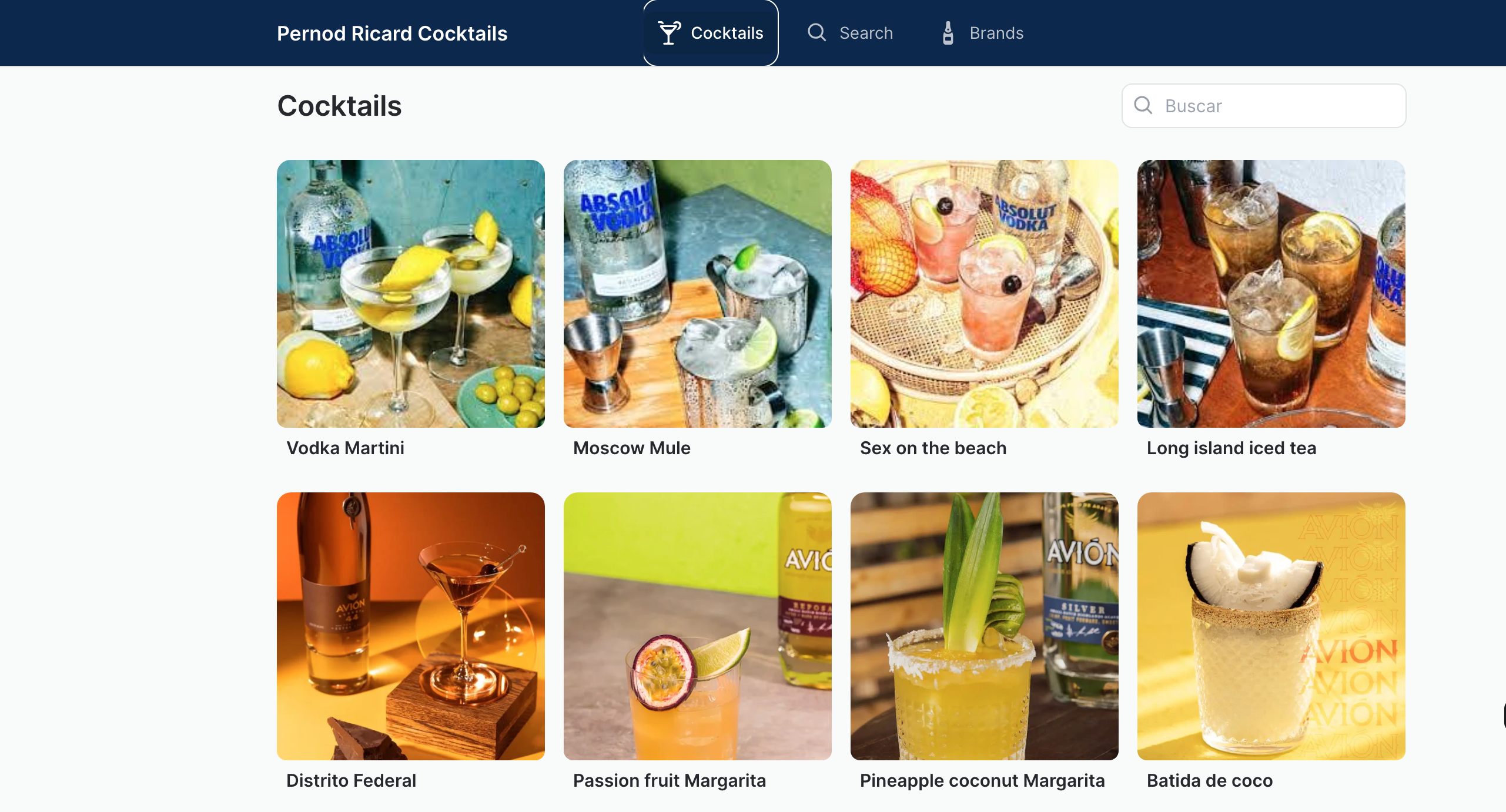 Pernod Ricard Cocktails -app - Maak cocktails met behulp van de ingrediënten die je thuis hebt media 6