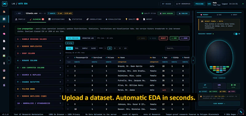 Jorvex — Data Analysis Engine screenshot 3
