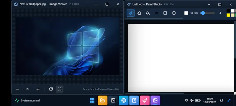 Nexus Web OS screenshot 3