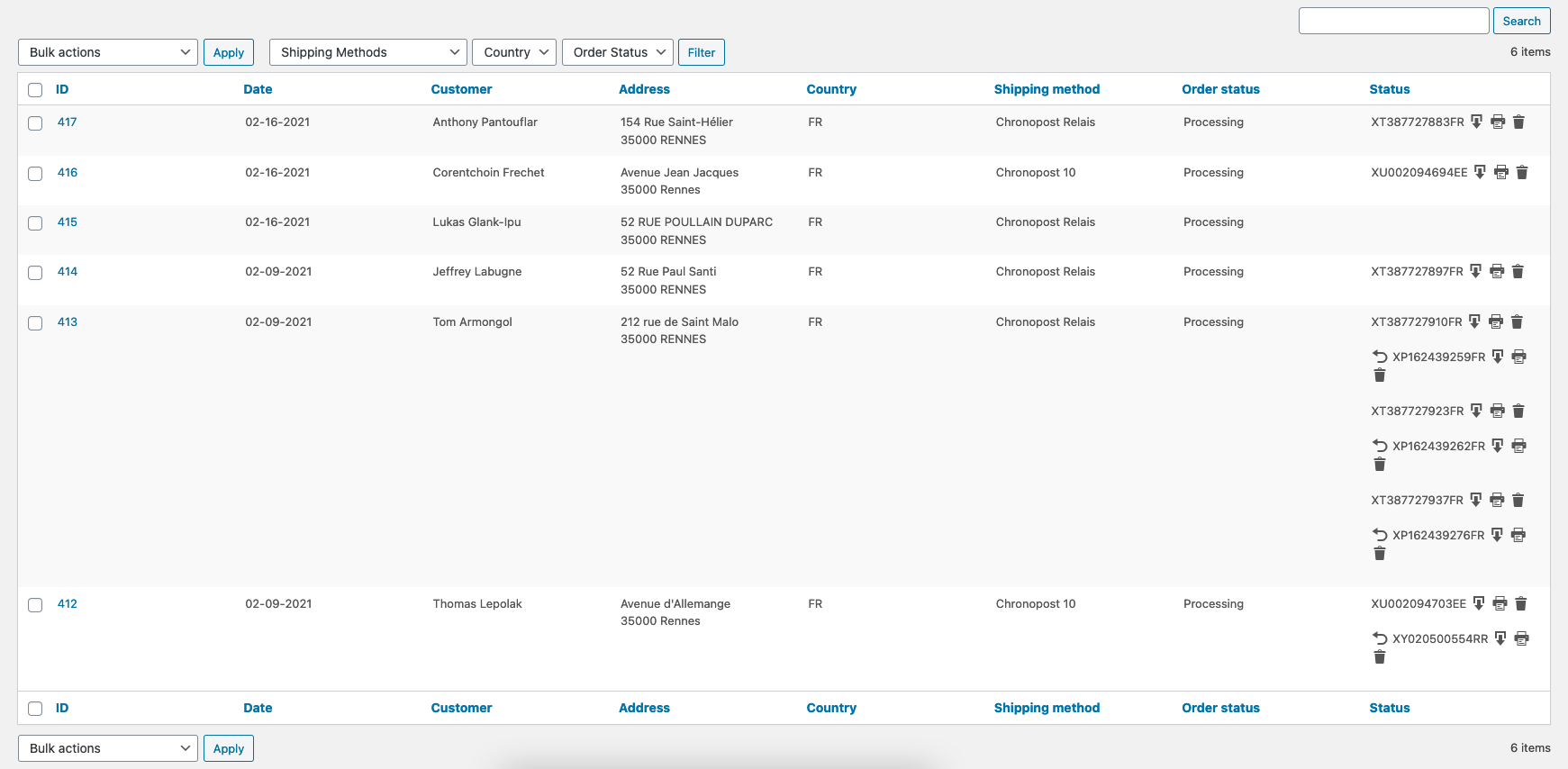 Media WcmultiShipping - UPS, Mondial Relay & Chronopost untuk WooCommerce 3