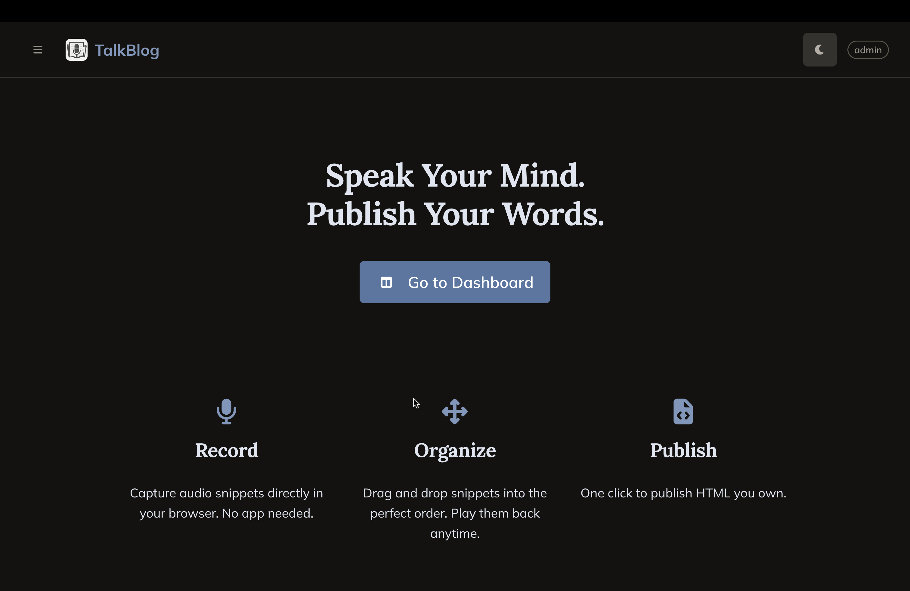 TalkBlog - Speak Your Mind gallery image