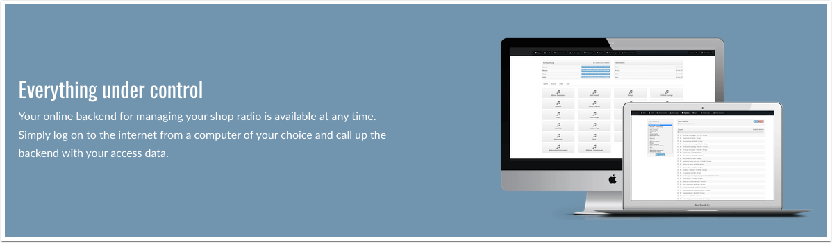 Instore Cloud Radio SaaS gallery image