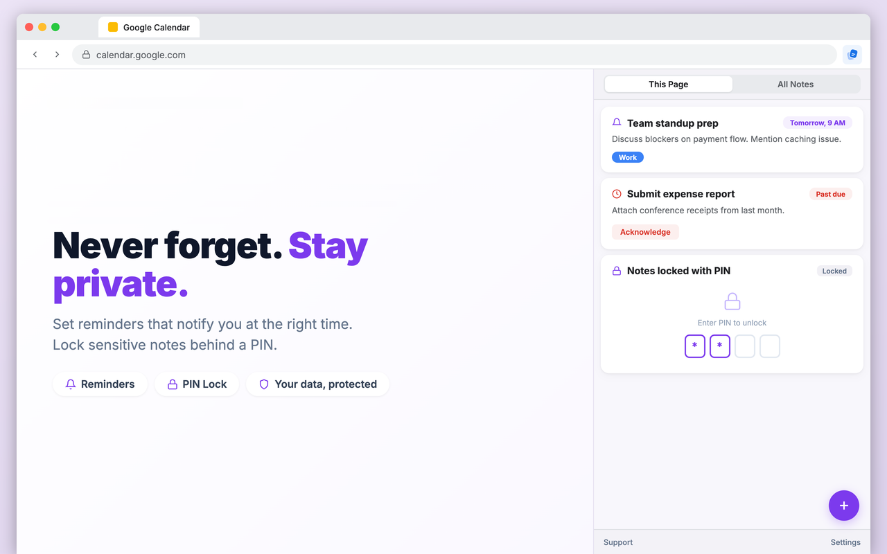 Notes Stack - Screenshot 4 showing product features and functionality