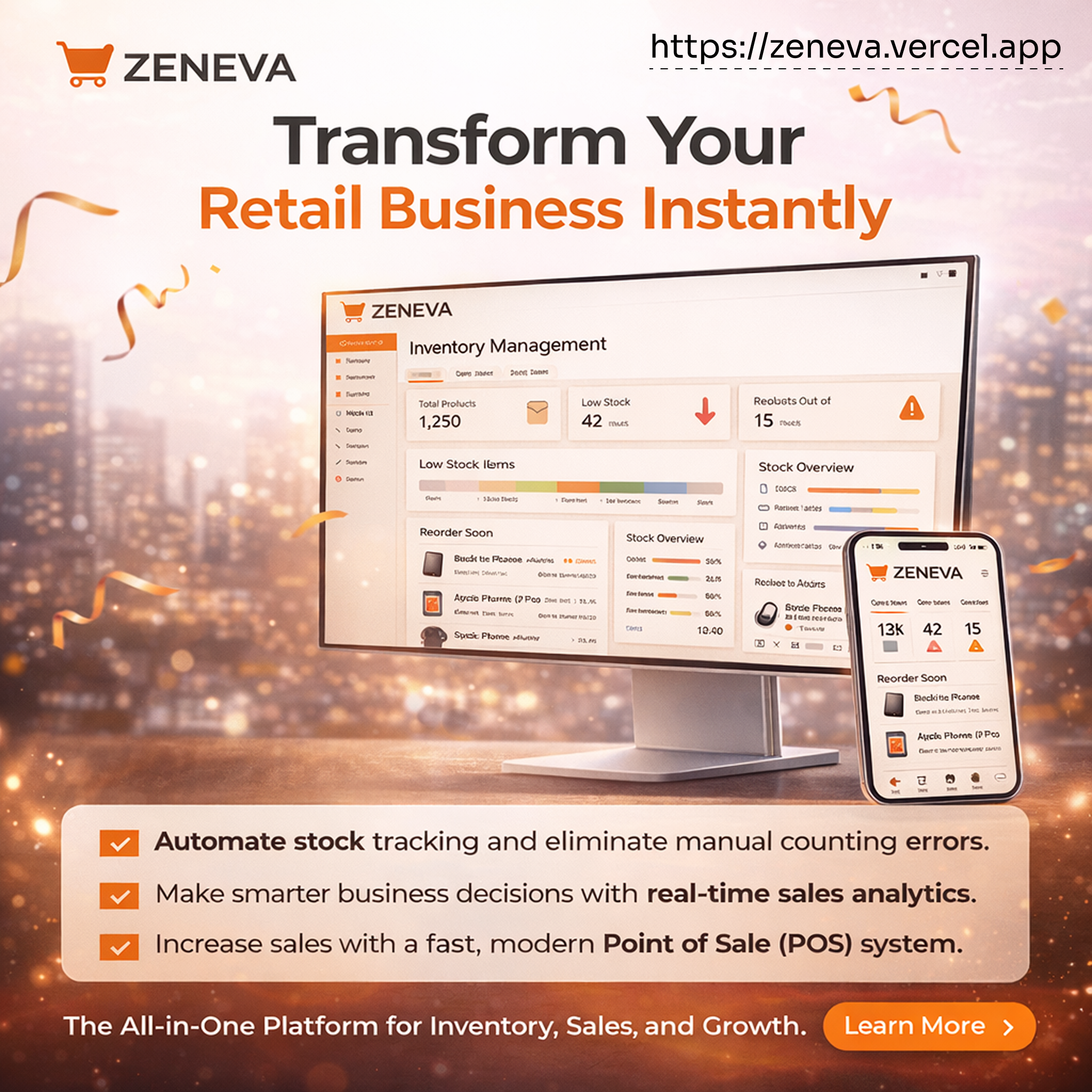 Zeneva - Screenshot 3 showing product features and functionality