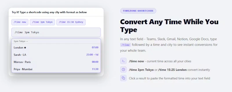 ClockinSync - Smart Timezone Extension screenshot 8