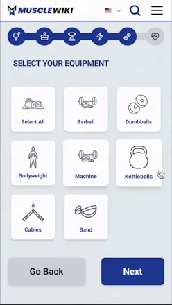 MuscleWiki Ai Workout Generator gallery image