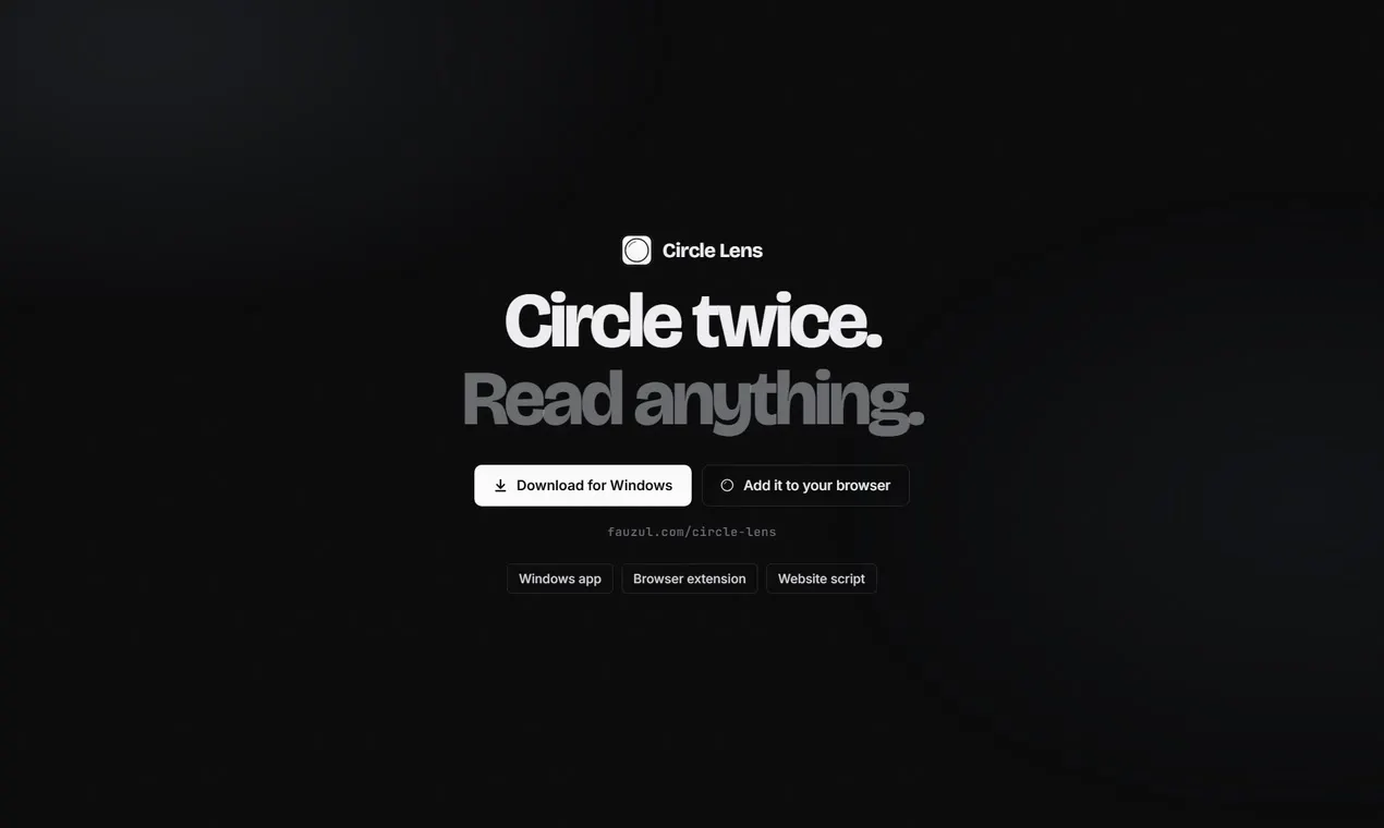 Circle Lens gallery image