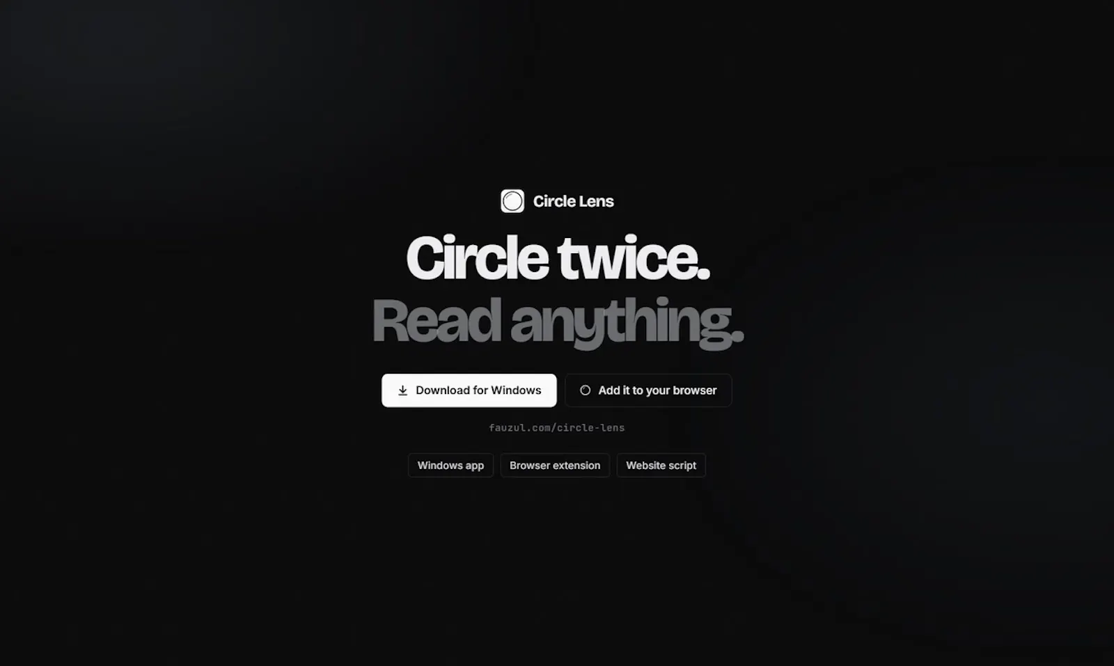 Circle Lens screenshot 1