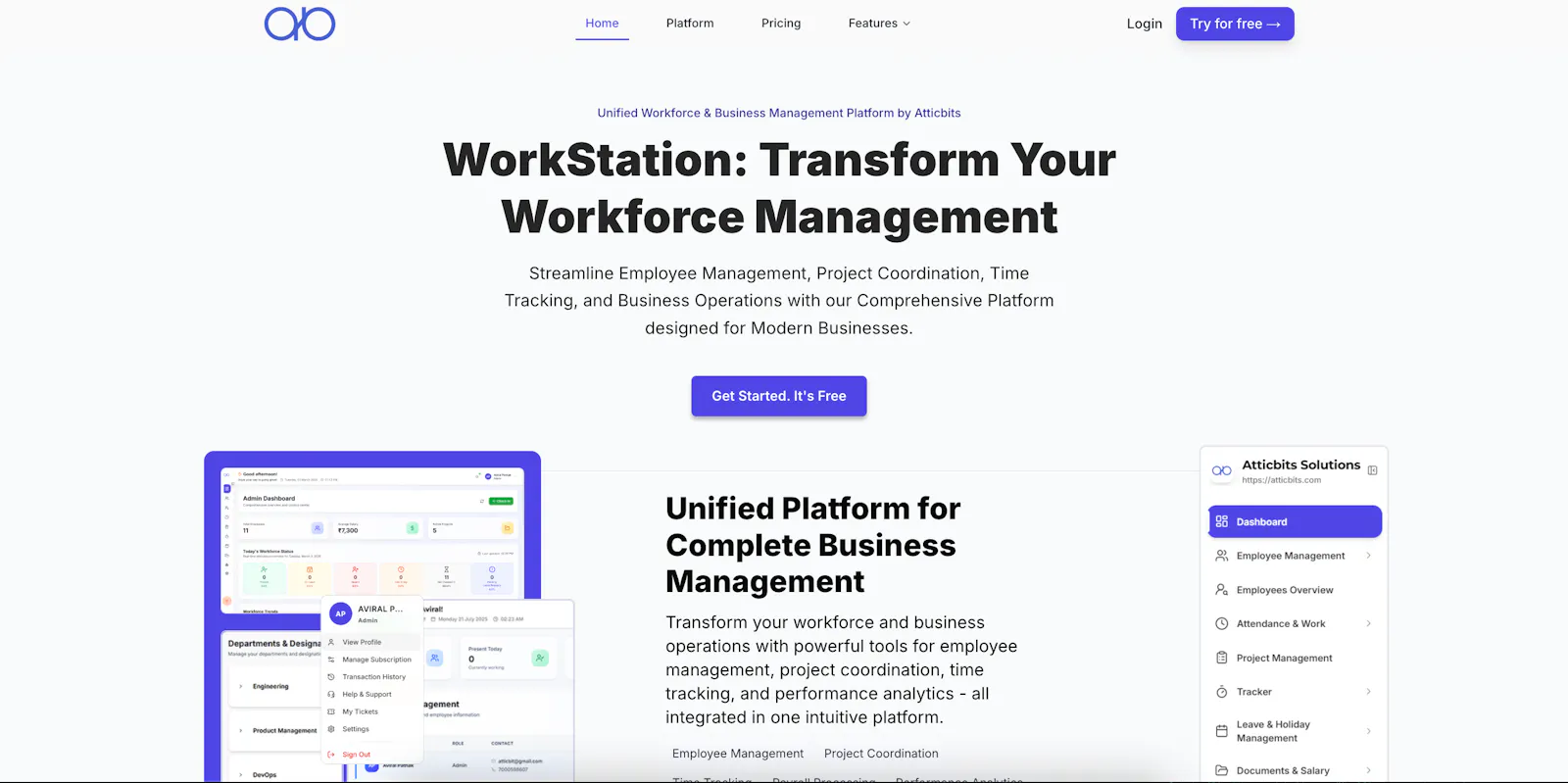 WorkStation screenshot 2