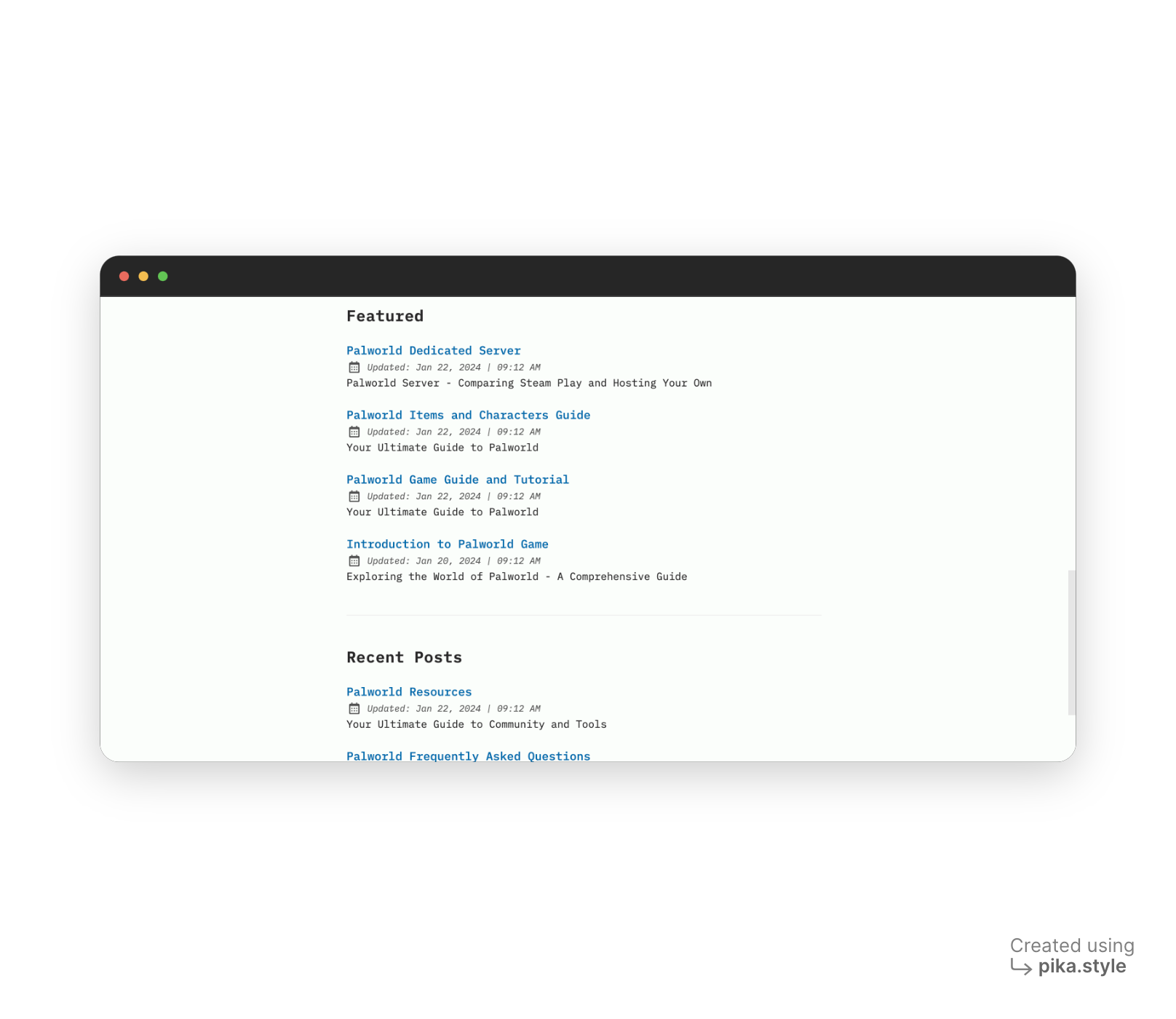 Palworld Server gallery image