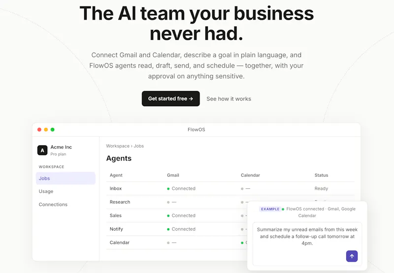 FlowOS for Teams screenshot 1