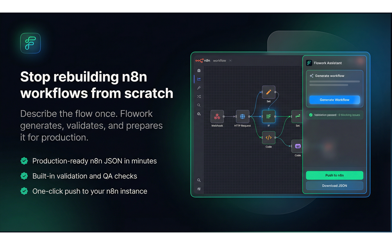 Flowork – Your AI n8n orquestrator gallery image