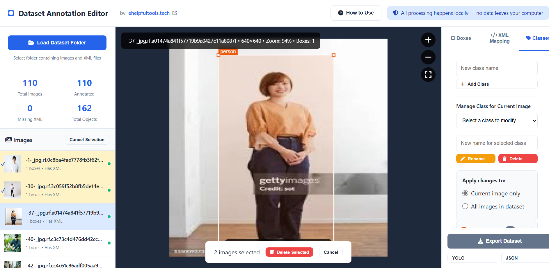 Dataset Annotation Editor & Labeling gallery image