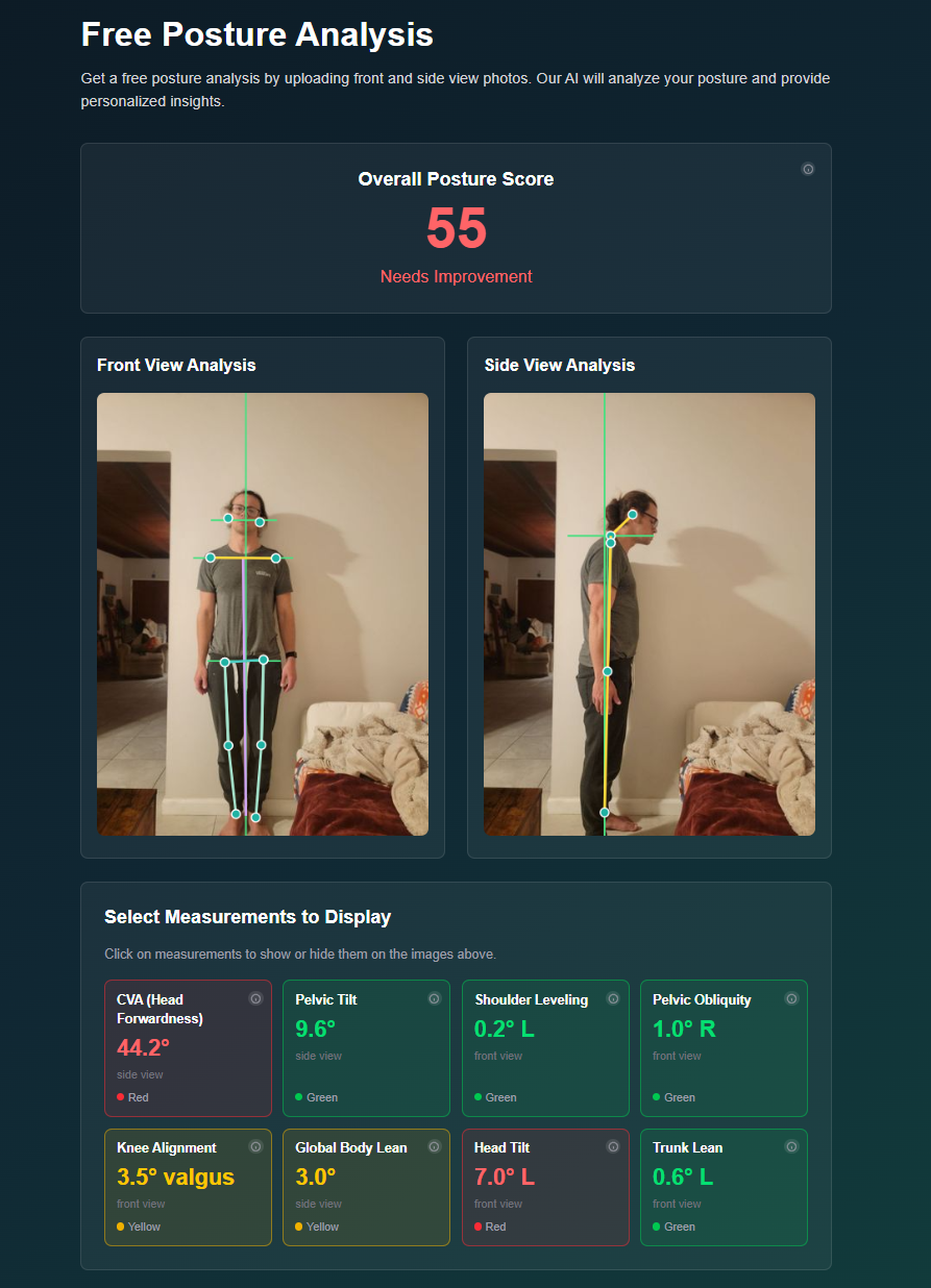 Free Posture Analysis gallery image