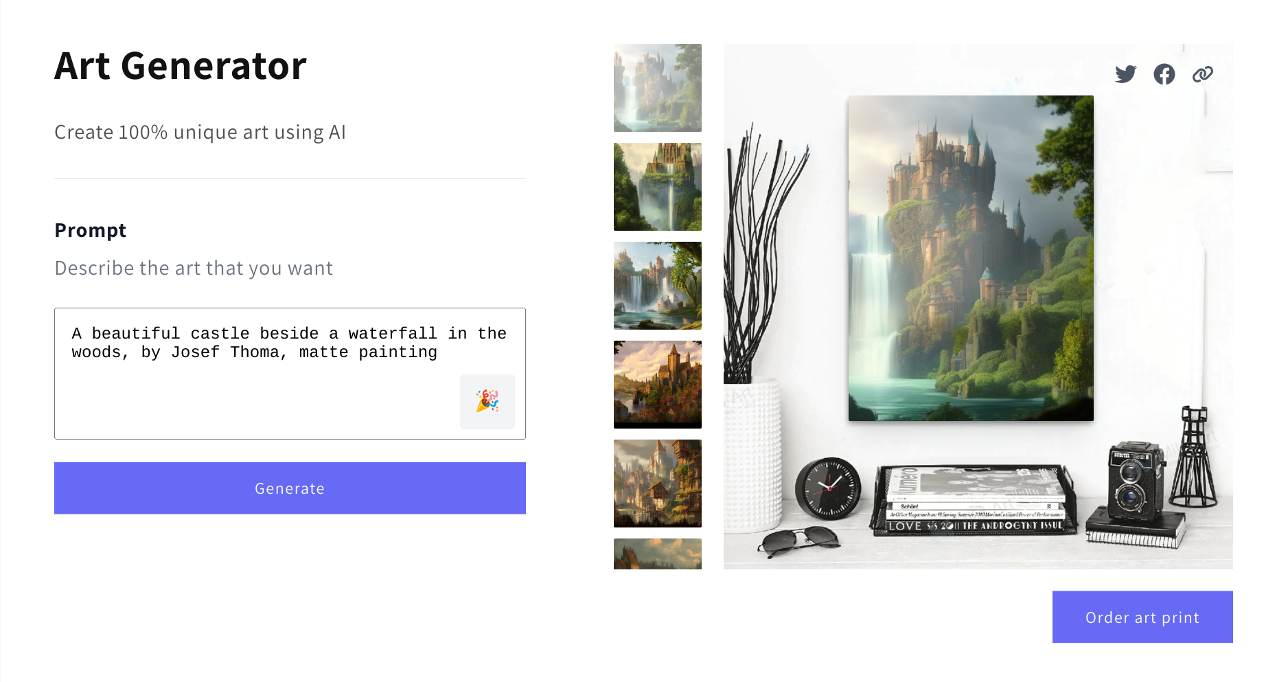 Artprint - AI ile eşsiz bir sanat yaratın medya 5
