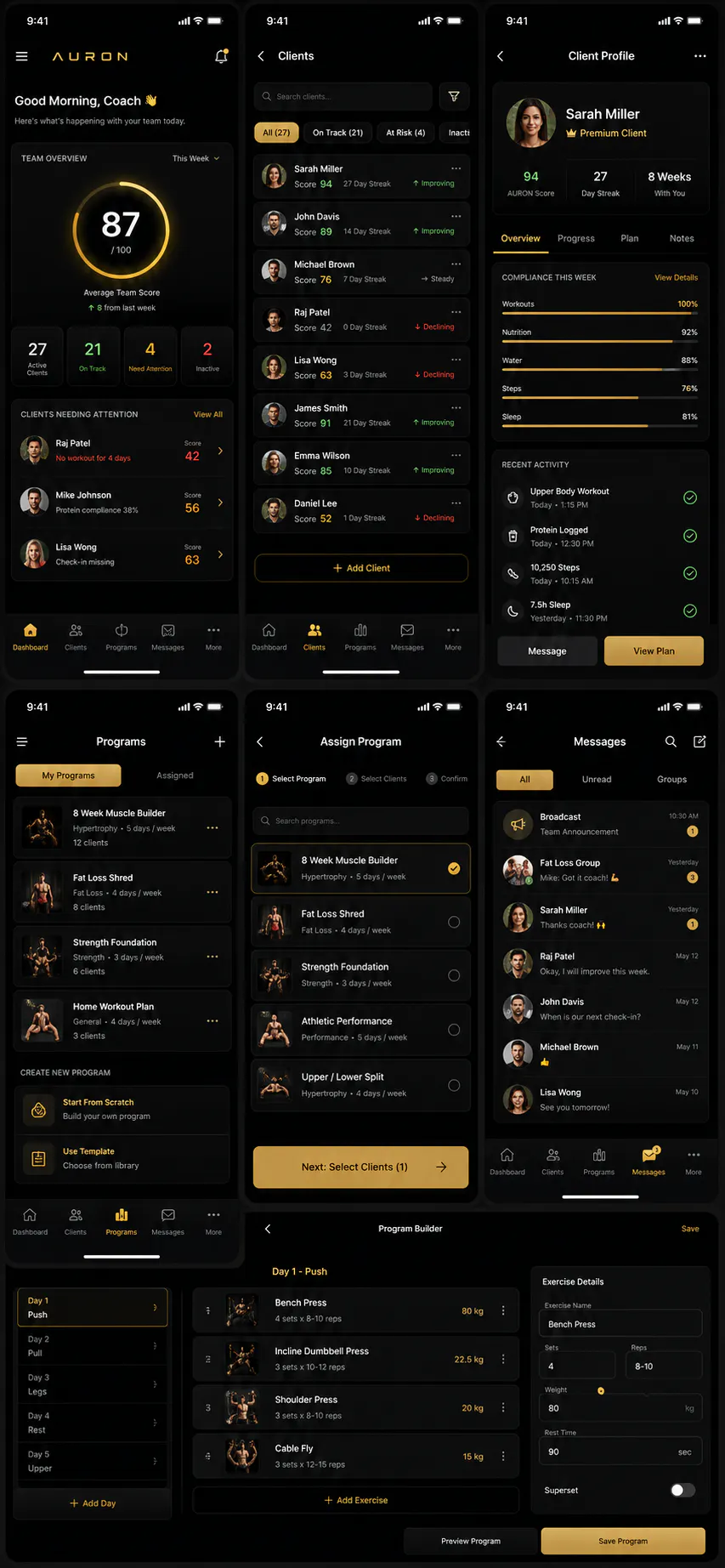 AURON — Fitness Accountability Platform gallery image