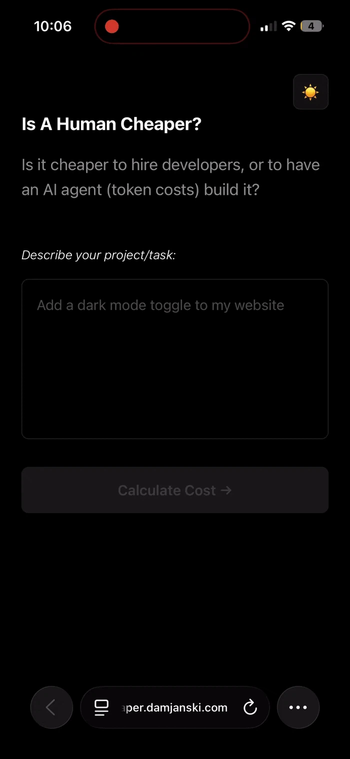 Is A Human Cheaper? screenshot 2