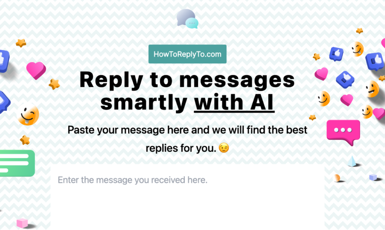 HowToReplyTo.com - 모든 메시지에 대해 AI 구동 응답 미디어 1