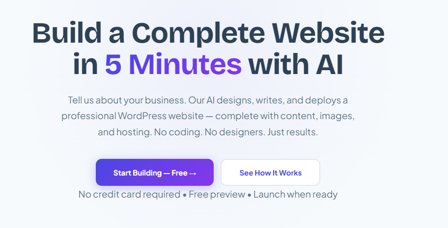 AI Website Builder gallery image